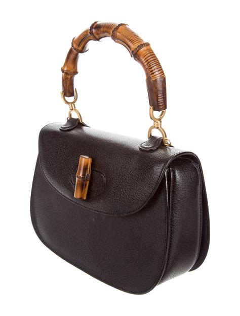 gucci bamboo daily top handle|Gucci bamboo handle bag vintage.